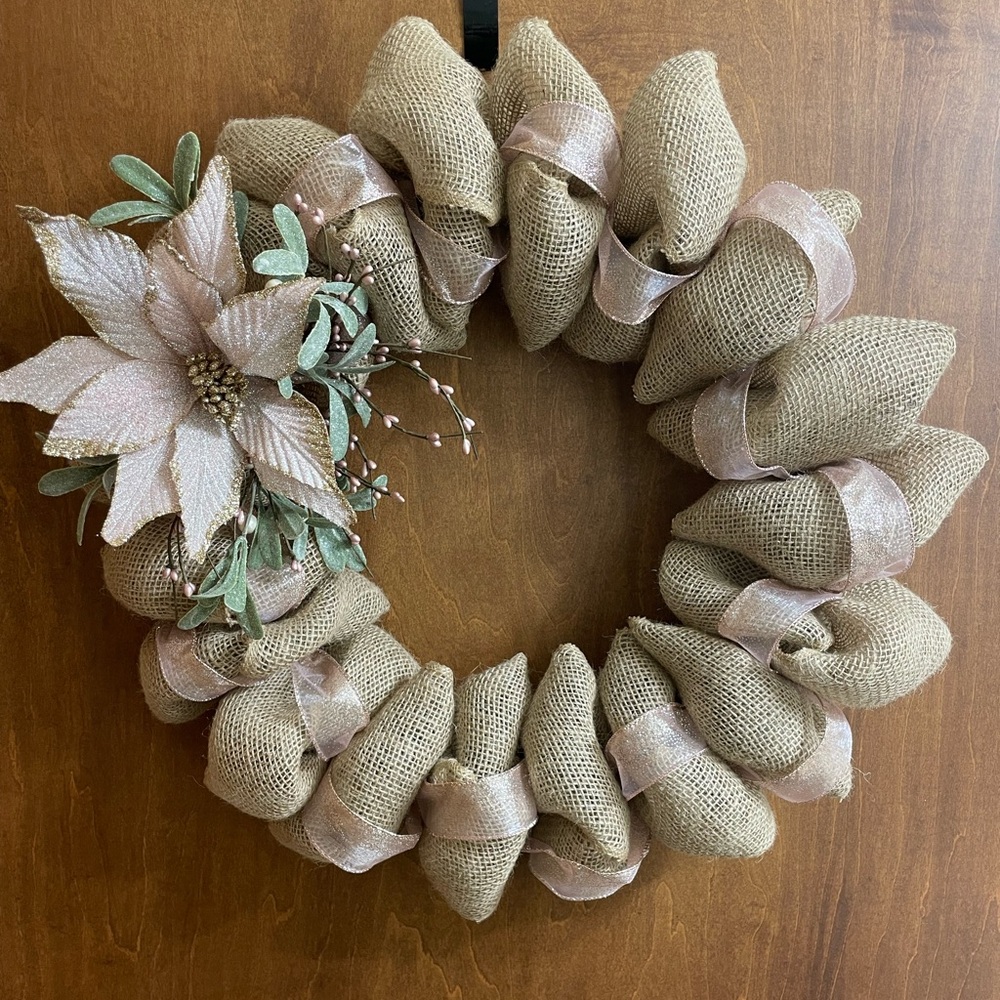 Handmade Burlap Wreath